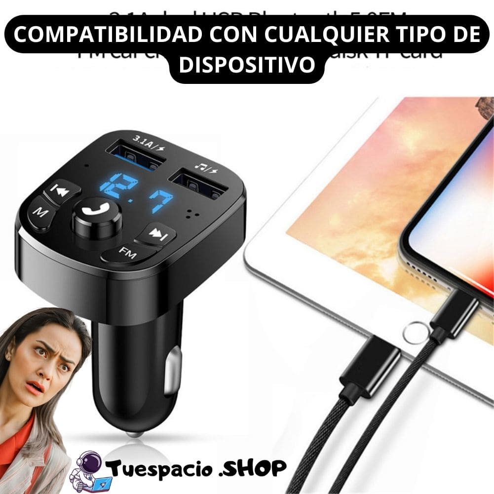 BLUETOOTHALLCAR® TRANSMISOR PARA CARRO