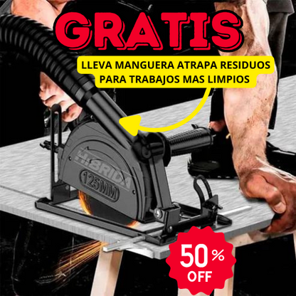 Adaptador pulidora 45º - GRATIS MANGUERA ATRAPA RESIDUOS