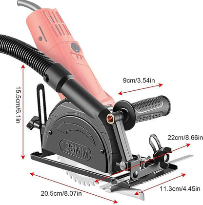 Adaptador pulidora 45º - GRATIS MANGUERA ATRAPA RESIDUOS